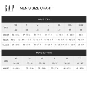 GAP Mens Relaxed Fit Long Sleeve Logo T-Shirt T Shirt, Black 4, X-Large US