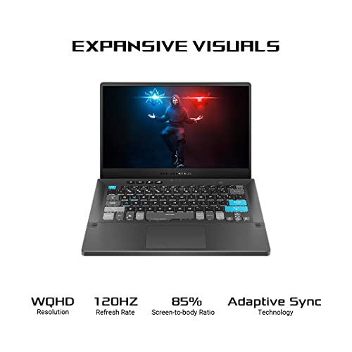 ROG Zephyrus G14 Alan Walker Special Edition Gaming Laptop, 14” 120Hz Pantone Validated WQHD Display, GeForce RTX 3050 Ti, AMD Ryzen 9 5900HS, 16GB DDR4, 1TB SSD, Wi-Fi 6, Windows 10, GA401QEC-K2064T