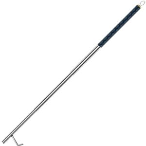raomeide 48" fire poker for fire pit outdoor heavy duty, portable collapsible campfire poker stick, firepit poker long, fireplace poker tool only