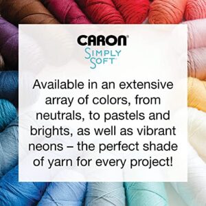 Caron Simply Soft Burgundy Yarn - 3 Pack of 170g/6oz - Acrylic - 4 Medium (Worsted) - 315 Yards - Knitting, Crocheting & Crafts