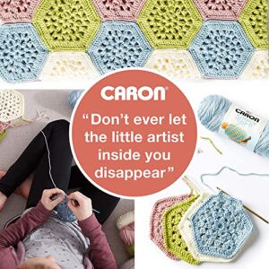 Caron One Pound Kelly Green Yarn - 2 Pack of 454g/16oz - Acrylic - 4 Medium (Worsted) - 812 Yards - Knitting, Crocheting & Crafts
