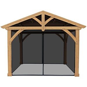 Yardistry Carolina 11' x 13' Gazebo Mosquito Mesh Kit