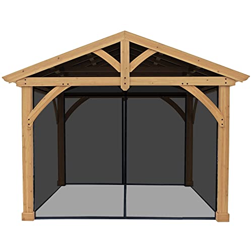 Yardistry Carolina 11' x 13' Gazebo Mosquito Mesh Kit