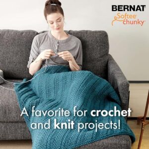 Bernat Softee Chunky School Yard Yarn - 3 Pack of 80g/2.8oz - Acrylic - 6 Super Bulky - 77 Yards - Knitting, Crocheting & Crafts