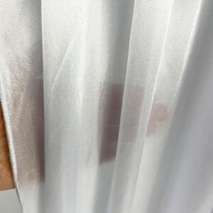 BTF HOME White Backdrop Curtains, 10ft x 10ft for Parties, Wrinkle-Free Polyester Photography Backdrop Drapes for Family Gatherings, Baby Shower, Wedding Decorations (W5ft X L10ft)