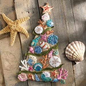 Bucilla Felt Applique Wall Hanging Kit, Coastal Christmas, Perfect for DIY Arts and Crafts, 89500E