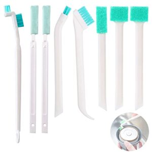 8in1 household cleaning brushes set, small crevice cleaning brushes for bottle, keyboard, window groove, air vent, room and kitchen corner, multipurpose tiny detail cleaning brush for gap, small space