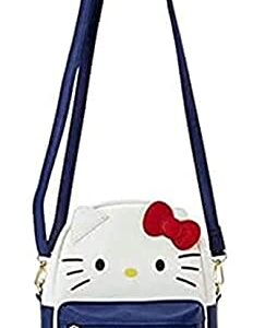 ALORVE Anime Cute Cartoon Bag Cosplay Shoulder Bag Backpack Handbag PU Schoolbags for Kids Girls Fans(Navy Blue)