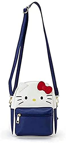 ALORVE Anime Cute Cartoon Bag Cosplay Shoulder Bag Backpack Handbag PU Schoolbags for Kids Girls Fans(Navy Blue)