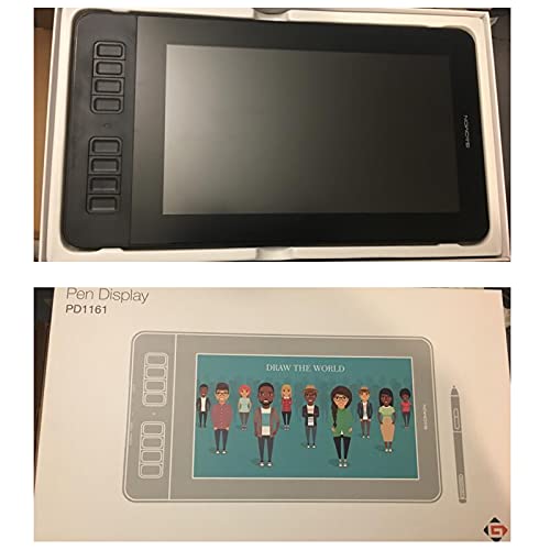 GAOMON PD1161 Used-Condition Graphic Tablet with Screen, 11.6 inch FHD 72% NTSC 1920 * 1080 Resolution Pen Display with Tilt Supported 8192 Levels Battery-Free Stylus and 8 Shortcut Keys