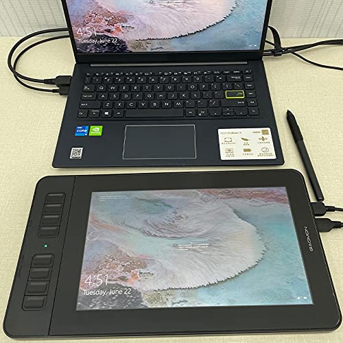 GAOMON PD1161 Used-Condition Graphic Tablet with Screen, 11.6 inch FHD 72% NTSC 1920 * 1080 Resolution Pen Display with Tilt Supported 8192 Levels Battery-Free Stylus and 8 Shortcut Keys