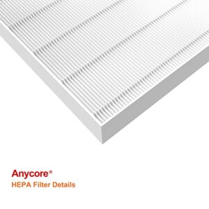 Anycore 115115 Size 21 Replacement Filter A Compatible with Winix C535, PlasmaWave 5300, 5300-2, 6300, 6300-2, P300, 9000, 5000, 5000B, H13 True HEPA Filter