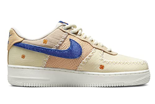 Nike Mens Air Force 1 Low DV2215 100 Los Angeles Flea - Size 10 Sail/Blue