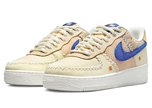 Nike Mens Air Force 1 Low DV2215 100 Los Angeles Flea - Size 10 Sail/Blue