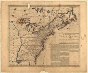 1763 map| an accurate map of north america describing and distinguishing the british and fr