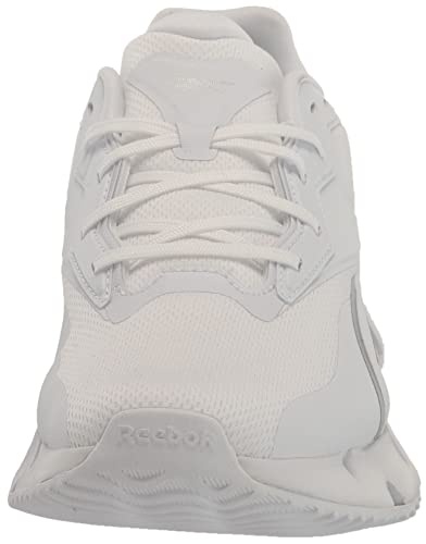 Reebok Women's Zig Dynamica 4.0 Sneaker, White/Silver Metallic, 6