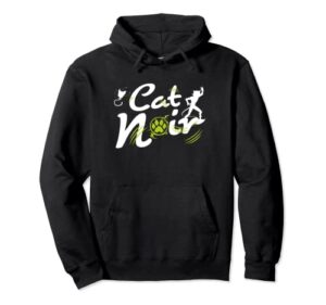 miraculous ladybug cat noir stylized paw pullover hoodie