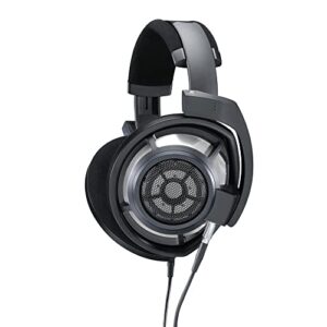 drop + sennheiser hd 8xx flagship over-ear audiophile reference headphones - 300 ohm, ring radiator drivers, detachable cables, open-back wired design, midnight blue