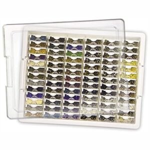 Bead Storage Solutions 45 Piece Assorted Craft Supplies Organizer & Elizabeth Ward Bead Storage Solutions 82 Piece Tiny Craft Supplies Organizer