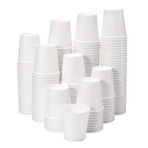 racetop [3 oz 500 pack] disposable paper ideal bathroom cups, small mouthwash cups, bath paper cups , mouthwash (3oz 500count) (500)