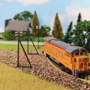 24pcs Model N Scale 1:160 Power Pole Telegraph Telephone Poles Railroad Diorama (Style B)