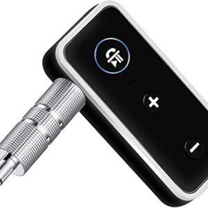 Wireless Bluetooth Aux Car Adapter - Portable Mini Bluetooth Lossless Music Receiver Transmitter with Microphone and Hands-Free Call for Home Stereo | Car Audio | Headset | TV, Fast Charging