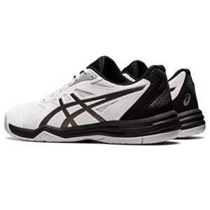 ASICS Men's Upcourt 5 Volleyball Shoes, 9, White/Gunmetal