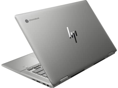 HP Chromebook x360 14C-CC0047NR 14-Inch Touchscreen 2 in 1 Laptop Intel Core i3, 8GB DDR4 RAM, 128GB SSD, Convertible Tablet, MicroSD Reader, USB C, Wifi, Bluetooth, ChromeOS, Mineral Silver (Renewed)