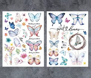 gss designs butterfly rub on transfers for furniture crafts wood scrapbook 2 sheets 12x16inch butterflies furniture transfers diy decor transfers dry rub on transfers stickers