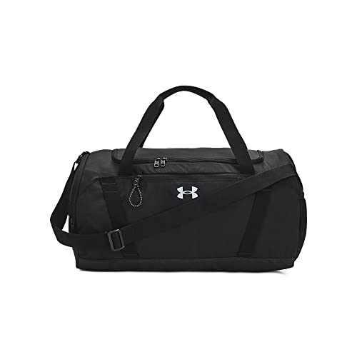 Under Armour Women's Undeniable Signature Duffle , (001) Black / / Metallic Harbor Blue , One Size Fits Most
