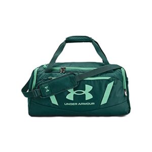 under armour adult undeniable 5.0 duffle , (722) coastal teal / green breeze / green breeze , small