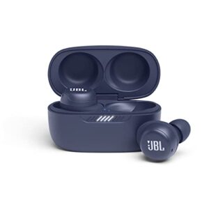 jbl live free nc+ - true wireless in-ear noise cancelling bluetooth headphones with active noise cancelling, microphone, up to 21h battery, wireless charging (blue) (renewed)