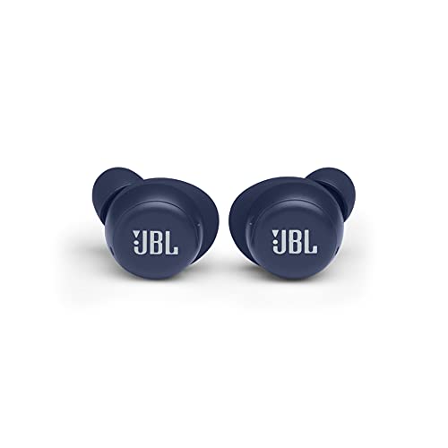 JBL Live Free NC+ - True Wireless in-Ear Noise Cancelling Bluetooth Headphones with Active Noise Cancelling, Microphone, Up to 21H Battery, Wireless Charging (Blue) (Renewed)