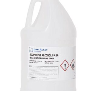 Isopropyl Alcohol 99.8% Lab Grade, 4 x 4 Liters Case