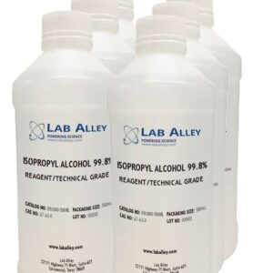 Isopropyl Alcohol 99.8% Lab Grade, 4 x 4 Liters Case