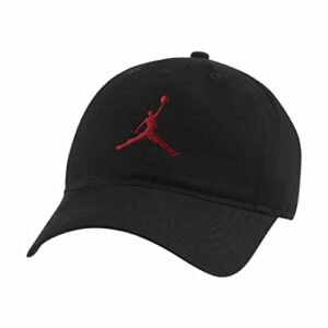 jordan boy's curved brim adjustable hat (big kids) black 8-20 (big kid)