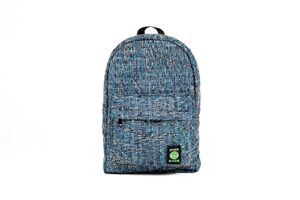 dime bags study buddy | hemp backpack | 15-inch padded laptop compartment (glass)
