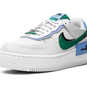 Nike Women's Air Force 1 Shoes, Photon Dust/Malachite-black, 7