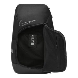 Nike Elite Pro Basketball Backpack BA6164 (Black/Black/Grey, One Size)