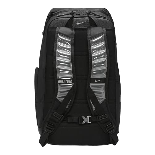 Nike Elite Pro Basketball Backpack BA6164 (Black/Black/Grey, One Size)