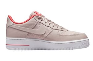 nike air force 1 '07 women's shoes fossil stone/laser crimson/white/fossil stone (women's, numeric_8)