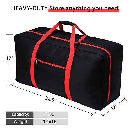 iFARADAY Extra Large Duffel Bag, 32.5 inch Travel Duffel Bag lightweight Luggage Bag for Outdoor, Travel, Sport