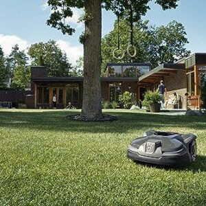 Husqvarna Automower 415X Robotic Automatic Lawn Mower with GPS Assisted Navigation with Self Installation and Ultra-Quiet Smart Mowing Technology for Small to Medium Yards (0.4 Acre)