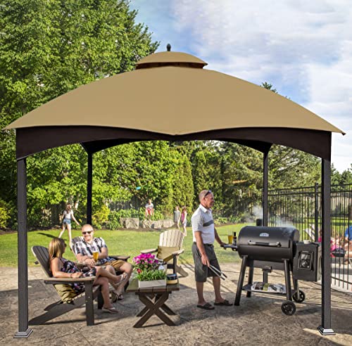 SCOCANOPY Replacement Canopy Top for The Lowe's Gazebo Model #GF-12S004B-1 / GF-12S004BTO (Beige)