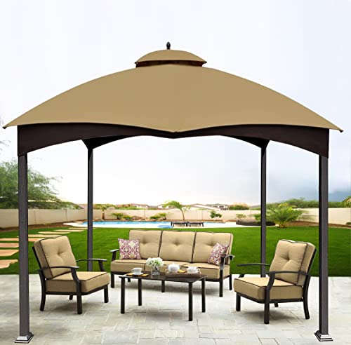 SCOCANOPY Replacement Canopy Top for The Lowe's Gazebo Model #GF-12S004B-1 / GF-12S004BTO (Beige)