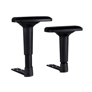 frassie height adjustable chair armrest pair replacement, gaming boss chair arms set (4d)