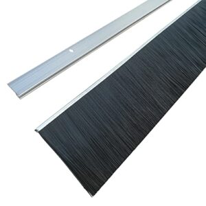 retsun door brush sweeps seal garage roll up door brush 3 inches net width durable easy mounting for exterior doors