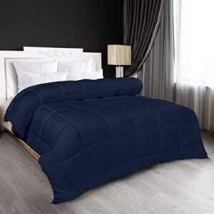 Utopia Bedding All Season Down Alternative Quilted Twin/Twin XL Comforter - Duvet Insert with Corner Tabs- Machine Washable – Bed Comforter - Navy