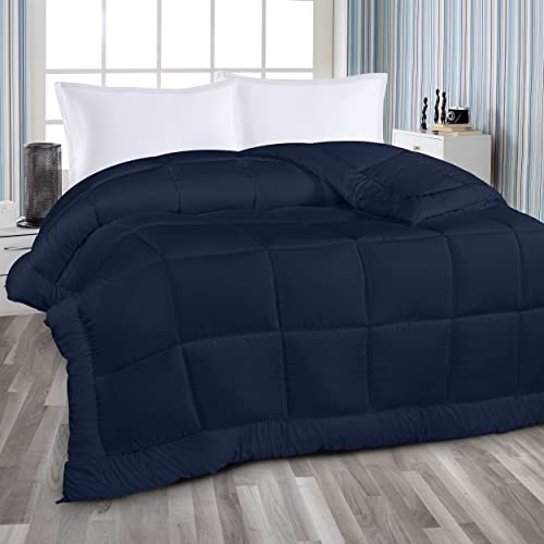 Utopia Bedding All Season Down Alternative Quilted Twin/Twin XL Comforter - Duvet Insert with Corner Tabs- Machine Washable – Bed Comforter - Navy