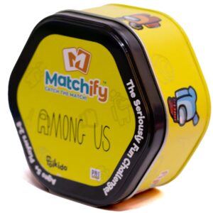 matchify card game: among us card game| the seriously fun challenge for families kids and friends travel party card game - catch the match, match crewmates – learning game easter basket stuffer